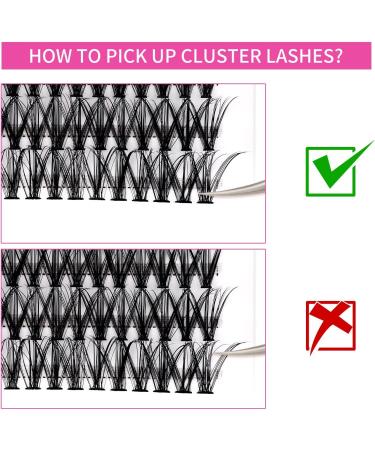 30D 0.07 D Curl Cluster Lashes 12-18mm Mixed Trays - DIY Eyelash Extensions at Home - Buy Online on SooperMarket.com