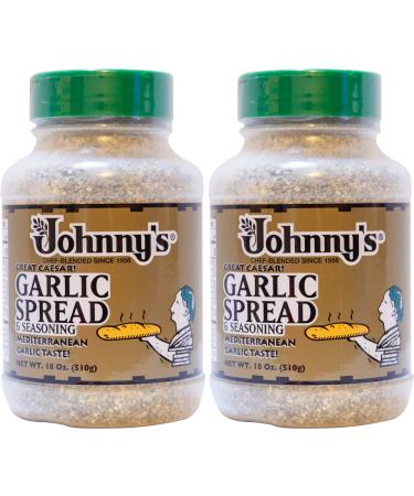Johnny's Garlic Spread & Seasoning, 18 Oz (Pack of 2)