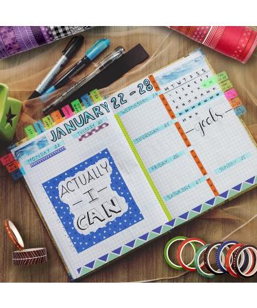 KOVANO Washi Tape Set - 60 Rolls Decorative Masking Tape for DIY Crafts & Scrapbooking - 328yd Total - Ideal for Bullet Journals, Gift Wrapping, Party Decor & Planners - Buy Online on SooperMarket.com