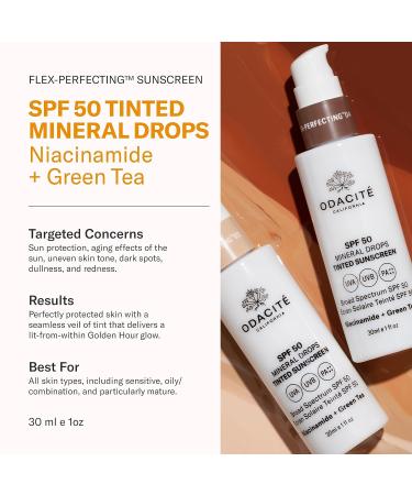 SPF 50 Flex-Perfecting Tinted Mineral Drops Sunscreen - Shade 02 1 Fl Oz (Pack of 1) - Broad Spectrum UV Protection for All Skin Types - Buy Online on SooperMarket.com