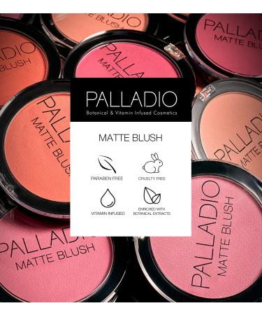 Palladio Matte Blush - Smooth and Even Finish for Effortless Makeup Blending - Peach Ice - Buy Online on SooperMarket.com