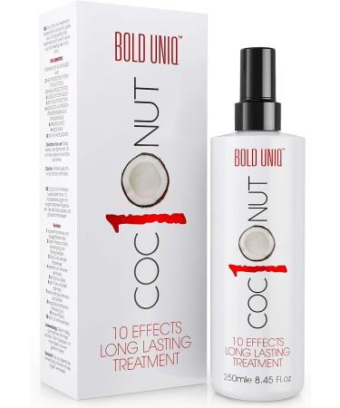BOLD UNIQ Purple Hair Mask for Blonde & Platinum Hair + Coconut Heat Protectant Spray - Remove Yellow Tones and Protect from Heat Damage - Buy Online on SooperMarket.com
