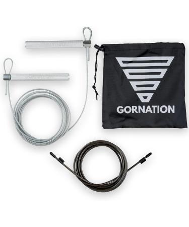 Gornation Adjustable Speed Rope - Ball Bearing Fitness & Boxing Rope with Non-Slip Handles & Aluminum Ropes for Optimal Workout Performance - Buy Online on SooperMarket.com