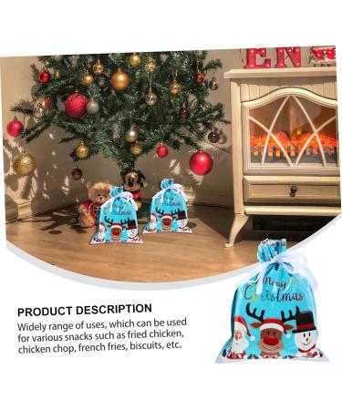 KOMBIUDA Santa Bags 6 Pcs Biscuit Drawstring Bag Candy Bags Xmas Goodie Bag Xmas Candy Pouch Child Christmas Bag - Buy Online on SooperMarket.com
