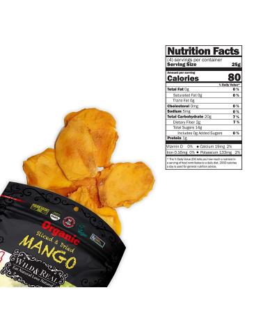 Organic Sun Dried Mangos 3.5oz (Pack of 6) | Kosher & Non-GMO - Buy Now! - Buy Online on SooperMarket.com