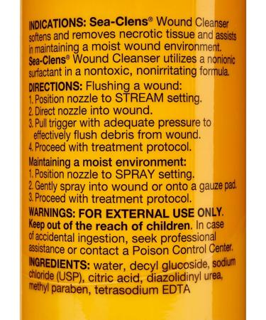 SEA-CLENS WOUND CLEANSER 12OZ (355ML) STERILE - Buy Online on SooperMarket.com