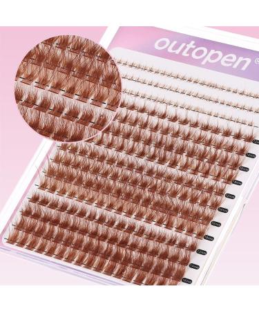 Eyelash Clusters Extension Kit - 40D+60D Mix Individual Lashes with Glue & Tweezers for DIY Wispy Look (Brown-SET2 - Buy Online on SooperMarket.com
