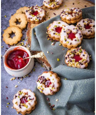 Gluten-Free Crispy Cookies with Glaze - Colorful Decorations 8-Pack (3 Baking Sheets) - Perfect for Any Occasion! - Buy Online on SooperMarket.com