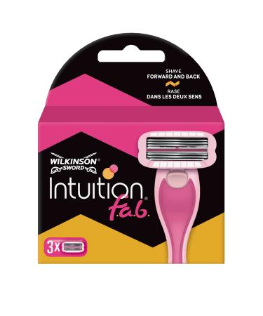Wilkinson Sword Intuition FAB Women's Razor Blade Refills x3 3 blades
