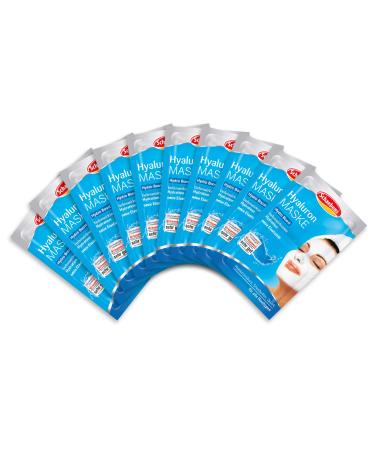 Schaebens Hyaluron Mask (10x 10ml) 10 pack Hydrp Boost - With hyaluronic acid shea butter and curd for all skin types