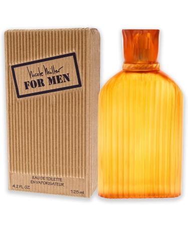 Nicole Miller NI42M Cologne EDT Spray for Men orange 4.2 Ounce 4.2 Fl Oz (Pack of 1) - Buy Online on SooperMarket.com