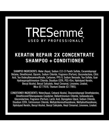 TRESemm Ultra Keratin Repair Shampoo & Conditioner Combo Pack - 20 fl oz (Pack of 2) | Visible Repair in 30 Seconds | 2X More Washes | For Damaged Hair - Buy Online on SooperMarket.com
