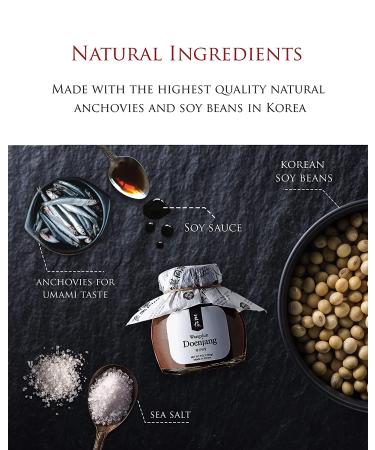 Wangshin Doenjang Aged 3 Years (9oz) - Premium Korean Soybean Paste | Traditional Fermentation in Clay Pots | 9 Ounce Pack - Buy Online on SooperMarket.com