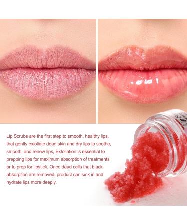 Trendyfave Strawberry Lip Scrub Lip Exfoliator Moisturising Scented Lip Scrub For Exfoliating & Smoothing Lips Lip Scrub Exfoliator & Moisturizer Hydrating Lip Balm Lip Care - Buy Online on SooperMarket.com