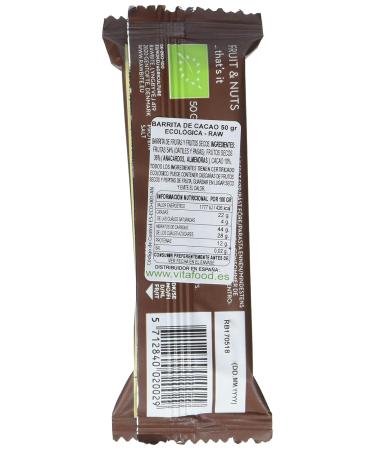 Buy Raw Bite Raw Food Bars Cacao Pack of 12 (50g each) | Healthy Snack | International Shipping - Buy Online on SooperMarket.com