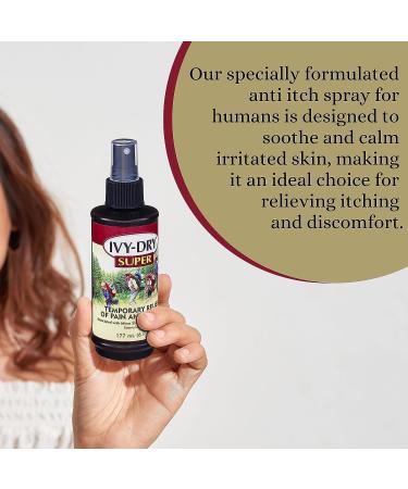 Ivy Corporation Dry Itch Relief Spray - Fast-Acting Relief from Poison Ivy Itching - 6 Fl Oz + Bonus Key Chain - Buy Online on SooperMarket.com
