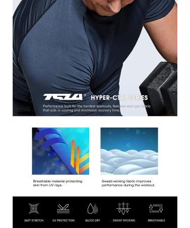 TSLA Men's Tactical Cool Dry Compression Shirt - Charcoal, Large - Buy Online on SooperMarket.com