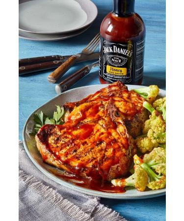 Jack Daniel Honey BBQ Sauce 553g - Gluten Free, No Preservatives - Barbecue Sauce Bottle - Buy Online on SooperMarket.com