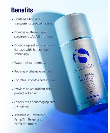 iS CLINICAL Extreme Protect SPF 40 Tinted Sunscreen - Hydrating Daily Face Moisturizer with SPF - Buy Online on SooperMarket.com