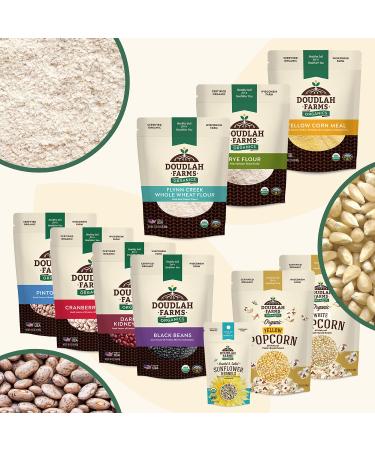 Organic Dried Pinto Beans 5lb Bulk | Grown in USA | Vegan & Non-GMO | Fiber & Protein for Soups, Burritos, Salads | Doudlah Farms - Buy Online on SooperMarket.com