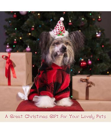 Frienda Plaid Dog Hoodie with Hat - Warm Winter Pet Clothes for Small Medium Puppy (Medium) - Buy Online on SooperMarket.com