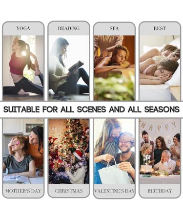 Fragrance Candles Gift Set for Women | Aromatherapy 4-Pack - 120h Burn Time - Essential Oil Stress Relief | Ideal for Christmas & Birthdays - Buy Online on SooperMarket.com