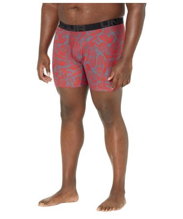 Under Armour Tech 6'' Boxerjock Single Seasonal Chakra/Jet Gray 3XL