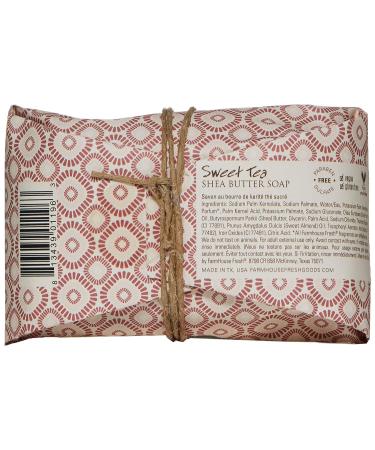 FarmHouse Fresh Sweet Tea Shea Butter Soap Peach Ginger 5.25 oz. - Luxurious Natural Skincare - Buy Online on SooperMarket.com