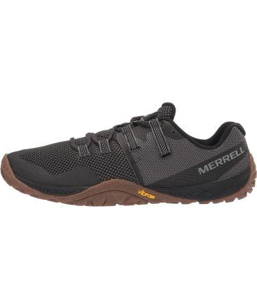 Merrell Men's Trail Glove 6 Sneaker 8.5 - Black/Gum | Lightweight Barefoot Running Shoes - Buy Online on SooperMarket.com