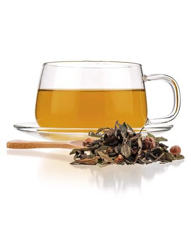 Tealyra White Champagne Loose Leaf Tea - High Antioxidants - Natural & Healthy - Low Caffeine - 100g - Buy Online on SooperMarket.com