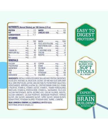 Enfamil Reguline Baby Formula with Omega-3 DHA & Probiotics | Soft Stools & Immune Support | 19.5 oz (Pack of 4) - Buy Online on SooperMarket.com