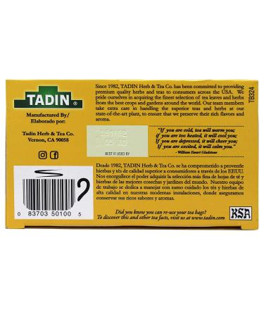 TADIN Chamomile Tea: Stomach Pain Relief, Anti-inflammatory & Relaxing Effects, Caffeine-Free, Non-GMO - 3-Pack 0.76 Oz, 24 Count - Buy Online on SooperMarket.com