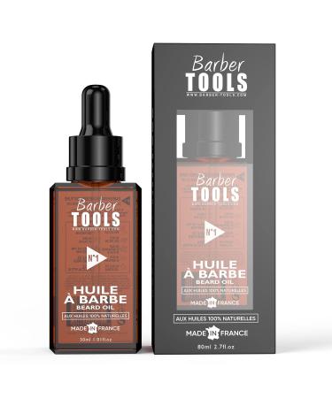 Beard Oil N 1 | 100% Natural | 30ml - Made in France | Promotes Beard Growth with Castor Oil 7 Vegetable Oils Essential Oils & Vitamin E - Premium Beard Care - Buy Online on SooperMarket.com