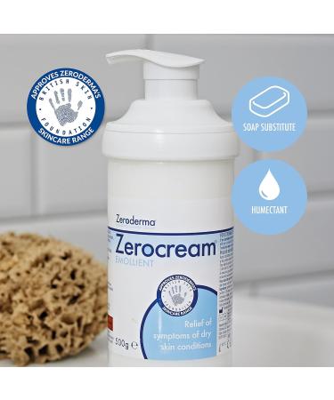 ZEROCREAM Emollient 500g - Soothing Skin Moisturizer - Buy Online on SooperMarket.com