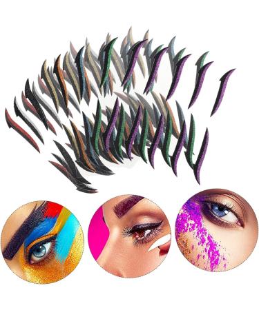 Gogogmee 40 pairs Double Womens Eyelid Quick Glitter Eyes Tapes Eyeshadow Strips Eye Adhesive Reusable - Buy Online on SooperMarket.com