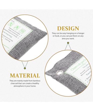 Fomiyes 3-Piece Charcoal Air Purification Bag Set - Natural Odor Absorber for Cars Shoes & Pet Areas - Buy Online on SooperMarket.com