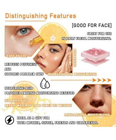Fusang 2PCS Vitamin C Face Serum Vitamin C Serum Moisturizing Serum Vitamin C Serum for Face 30ML - Buy Online on SooperMarket.com