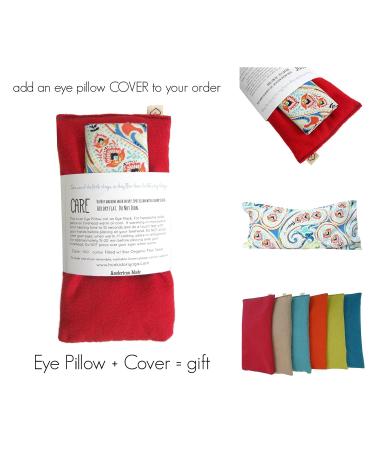 Peacegoods Unscented Flax Seed Eye Pillow | Microwavable & Weighted | Soft Cotton Flannel | Yoga, Massage, Headache Relief | Made in USA | Kiwi Green - Buy Online on SooperMarket.com