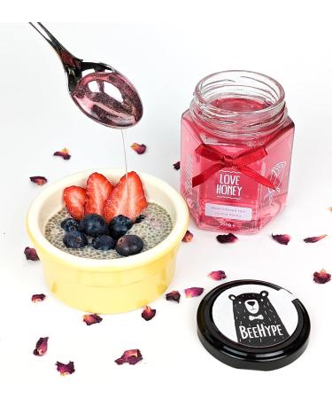 BeeHype - Love Honey Limited Edition Fusion of Raw Acacia Honey with Rose Oil 250g Love Honey Pack of 1 - Buy Online on SooperMarket.com