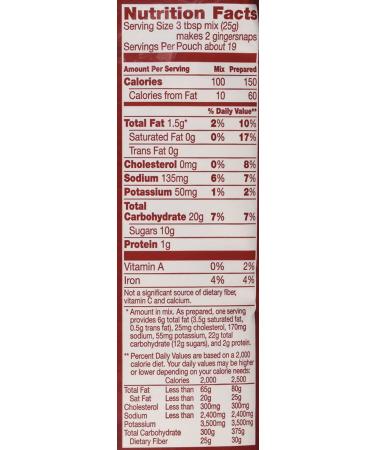 Betty Crocker Gingerbread Cookie Mix 17.5 Oz - Pack of 2 | Holiday Baking Essential - Buy Online on SooperMarket.com