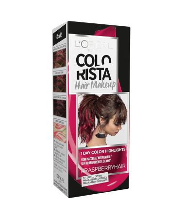 Buy L'Oreal Paris Colorista Temporary Hair Makeup #RaspberryHair - Raspberry Pink 1 Pack | International Shipping Available - Buy Online on SooperMarket.com