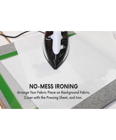 Precision Fusing Mat (17 x 24) with Non-Slip Design for Appliqu Creation | Bonus Teflon Coated Pressing Sheet Included - Buy Online on SooperMarket.com