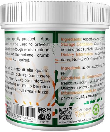 Ascorbic Acid 500g Premium Quality - Vegans Non-GMO Gluten Free - Buy Online on SooperMarket.com