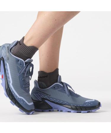 Salomon Women's Alphacross 5 Hiking Shoe - EU 40 Bering Sea Carbon Blue Heron | International Shipping Available - Buy Online on SooperMarket.com