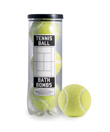 Tennis Ball Bath Bombs - 3 Pack - Tennis Gift - Tennis Gifts for Women - Tennis Equipment - Tennis Accessories for Women - Kids Tennis - Coach Gifts - Women Tennis - High School Tennis Teams