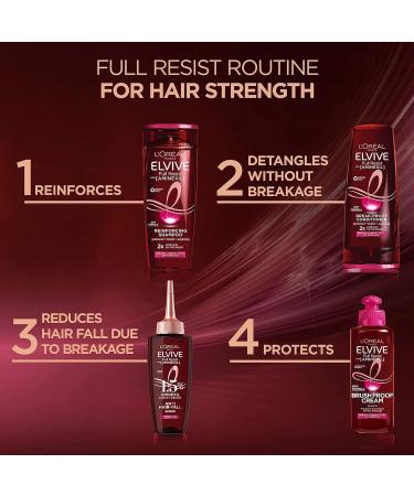 L'OREAL Paris Elvive Full Resist Anti Hair-Fall Serum 102ml | Aminexil Hair Strength Treatment for Men & Women - Buy Online on SooperMarket.com