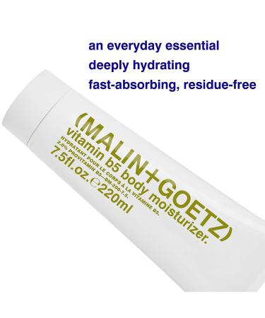 Malin + Goetz Vitamin B5 Body Moisturizer | Hydrating Lotion for All Skin Types | Cruelty-Free Vegan Formula | 7.5 Fl Oz - Buy Online on SooperMarket.com