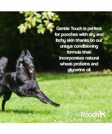 Pretty Pooch Gentle Touch Dog Shampoo & Conditioner - 2L Baby Powder Fragrance | Non-itchy Deep Cleaning for Dogs with Sensitive Skin - Buy Online on SooperMarket.com