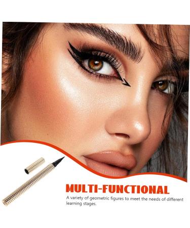 FOYTOKI Eyeliner Eye Pencil Liner Eye Liner Pen Women Makeup Tool Liquid Eye Liner Plastic Golden - Buy Online on SooperMarket.com
