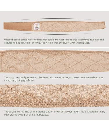 Dreamlover Wig Grip Bands - Tan, 2 Pack for Securing Wigs in Place - Buy Online on SooperMarket.com